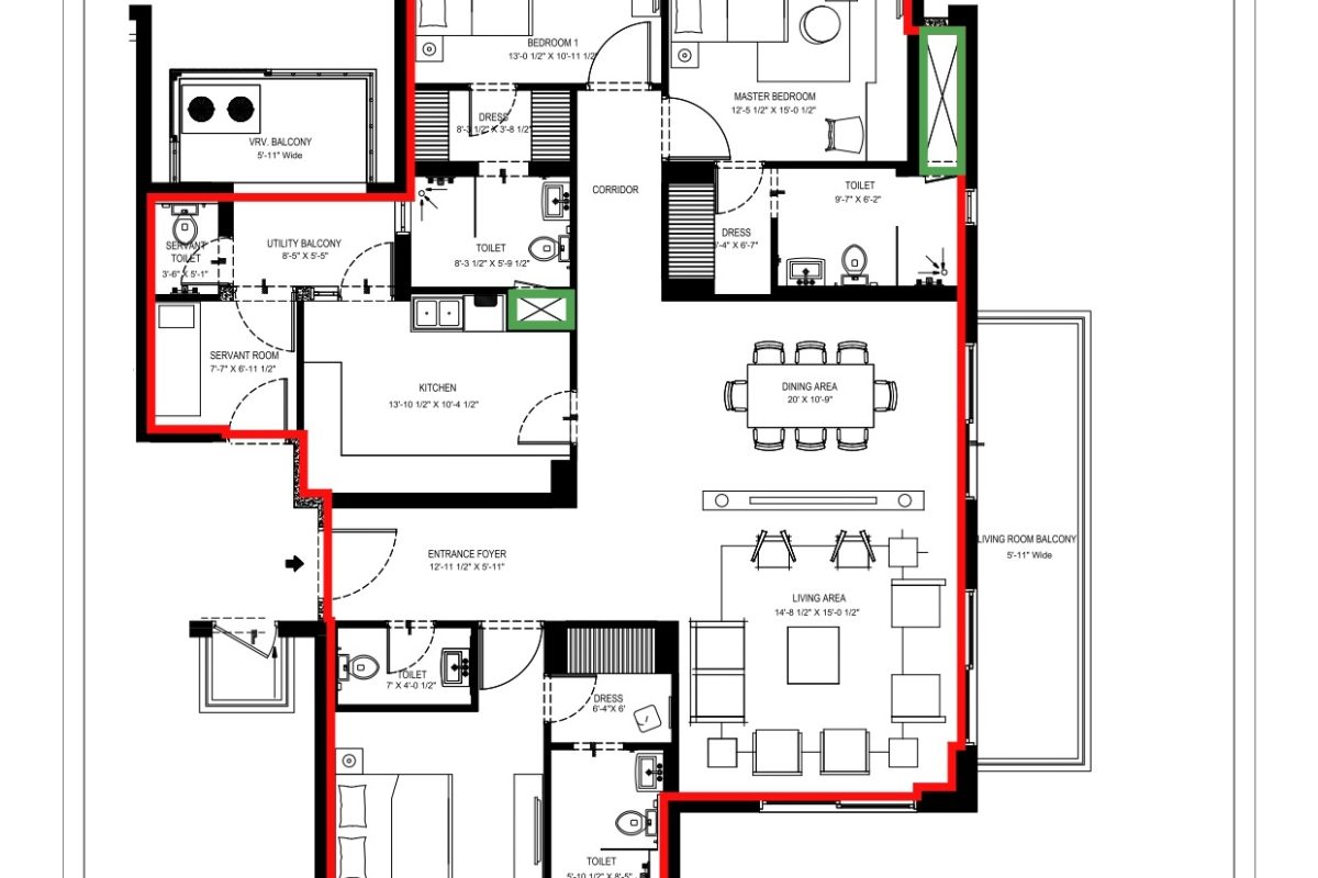 3bhk+stype1b Sovereign Park 8506968968