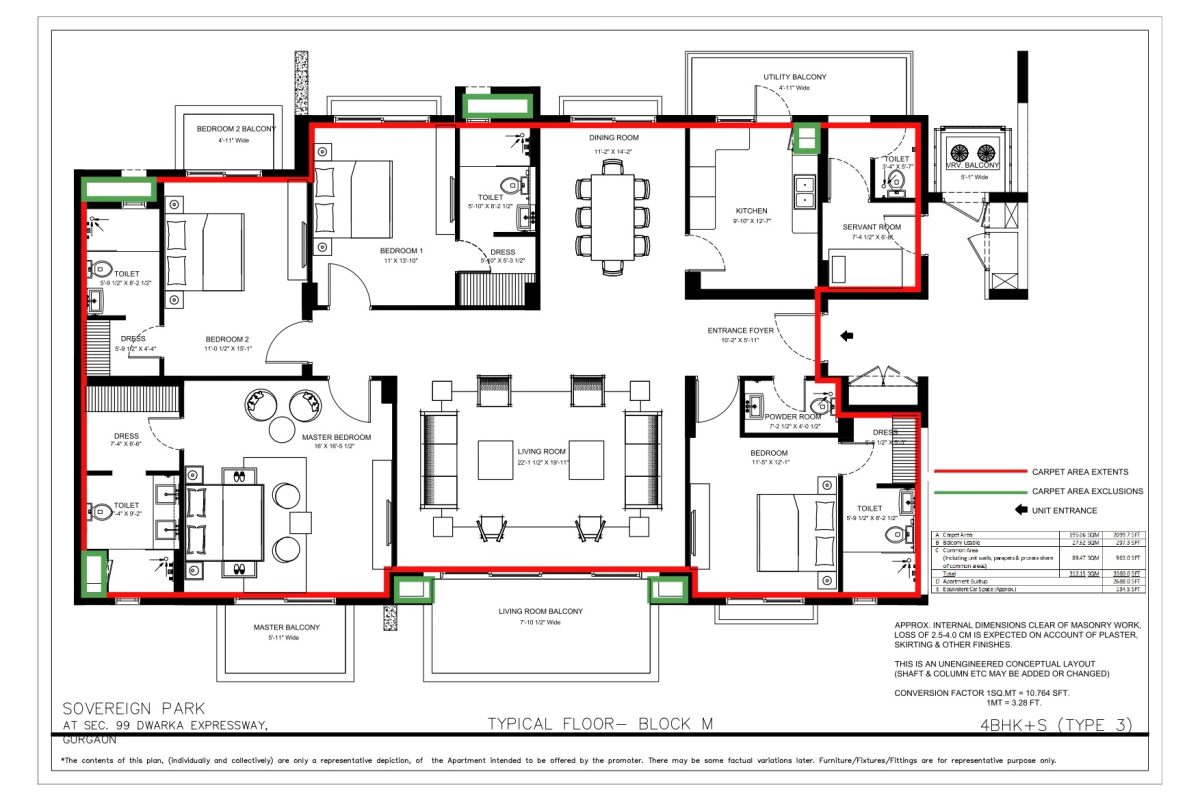 4bhk+Sovereign Park 8506968968